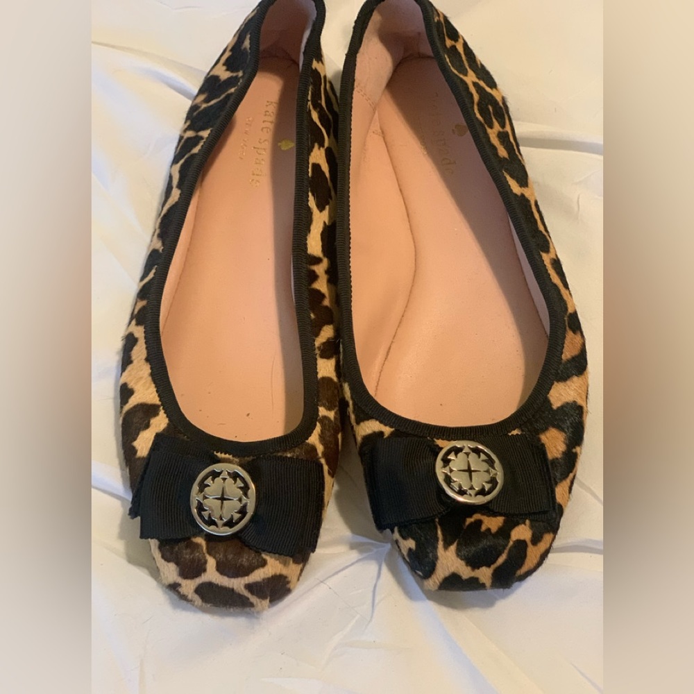 Kate Spade Leopard flats